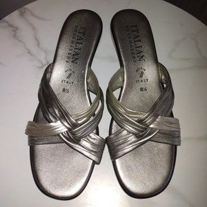 Italian Shoemakers ladies wedge sandals